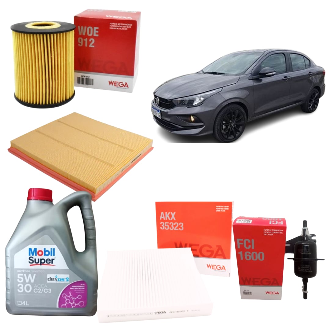 Kit Cronos 1.8 filtros + Aceite 5w30 Mobil x 4 litros - Media 1
